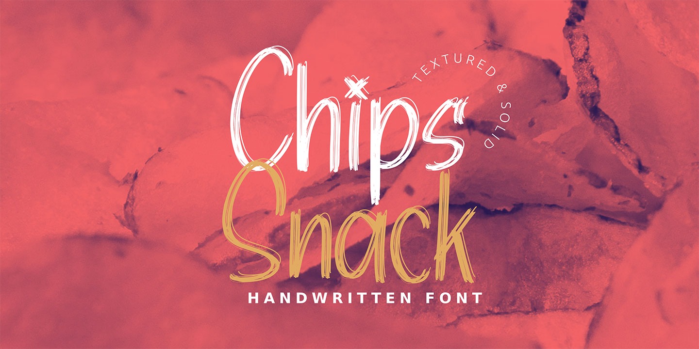 Ejemplo de fuente Chips Snack Solid